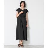 【洗える】ウエストドロストリングワンピース | Dessin | 詳細画像6 