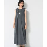 【接触冷感】スムースポンチワンピース | Dessin | 詳細画像1 