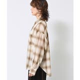 【洗える】シアーオンブレーチェックシャツ | Dessin | 詳細画像10 