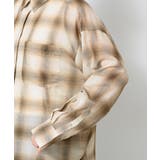 【洗える】シアーオンブレーチェックシャツ | Dessin | 詳細画像13 