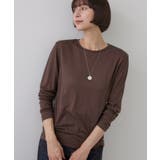 クルーネックシアーロングTシャツ | Dessin | 詳細画像9