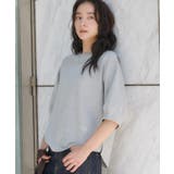 【高レビュー/洗える/XS-L】バックヘンリーミニ裏毛 5分袖 | Dessin | 詳細画像5