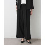 【入卒/セレモニー/セットアップ可能】ダブルクロスワイドパンツ | Dessin | 詳細画像1 