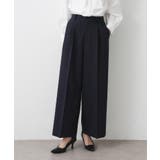 【入卒/セレモニー/セットアップ可能】ダブルクロスワイドパンツ | Dessin | 詳細画像7 