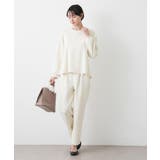 【入卒/セレモニー/セットアップ可能】ジョーゼットパンツ | Dessin | 詳細画像4 