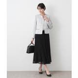 【入卒/セレモニー/ウエストゴム/洗える】シフォンプリーツスカート | Dessin | 詳細画像3 