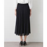 【入卒/セレモニー/ウエストゴム/洗える】シフォンプリーツスカート | Dessin | 詳細画像11 