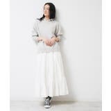 【ウエストゴム/洗える】コットンフレアスカート | Dessin | 詳細画像3