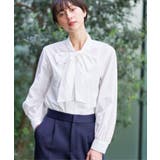 【入卒/セレモニー】ボウタイリボンブラウス | Dessin | 詳細画像1 