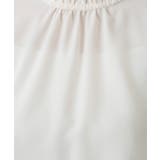 【入卒/セレモニー/洗える】フリルネックジョーゼットブラウス | Dessin | 詳細画像16 