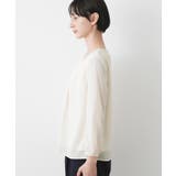 【入卒/セレモニー/洗える】ジョーゼットブラウス | Dessin | 詳細画像16 