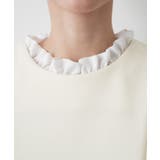 【入卒/セレモニー/セットアップ可能】カットジョーゼット2WAYトップス | Dessin | 詳細画像6 