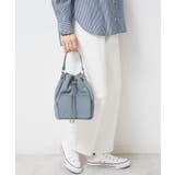 ブルー(091) | 【2WAY/軽量】巾着ショルダーバッグ | Dessin