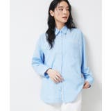 【洗える】刺繍ロゴ入りオーバーシャツ | Dessin | 詳細画像10 