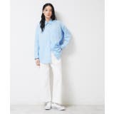 【洗える】刺繍ロゴ入りオーバーシャツ | Dessin | 詳細画像11 