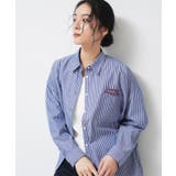 【洗える】刺繍ロゴ入りオーバーシャツ | Dessin | 詳細画像5 