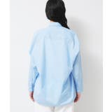 【洗える】刺繍ロゴ入りオーバーシャツ | Dessin | 詳細画像15 