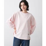 ライトピンク(070) | 【360度可愛い・洗える】バックヘンリーカットソー | Dessin