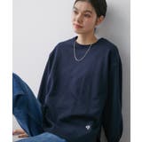 ネイビー(094) | 【360度可愛い・洗える】バックヘンリーカットソー | Dessin