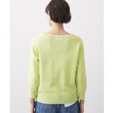 【洗える】コットンVネックニット | Dessin | 詳細画像15 