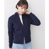 【洗える】ニットジップブルゾン | Dessin | 詳細画像6 