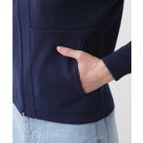 【洗える】ニットジップブルゾン | Dessin | 詳細画像14 