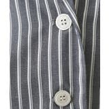 【セットアップ可/洗える】ストライプシャツジャケット | Dessin | 詳細画像4 