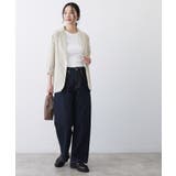 【セットアップ可/洗える】ストライプシャツジャケット | Dessin | 詳細画像7 