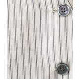 【セットアップ可/洗える】ストライプシャツジャケット | Dessin | 詳細画像8 