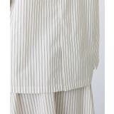 【セットアップ可/洗える】ストライプシャツジャケット | Dessin | 詳細画像16 