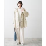 【洗える】フードトレンチコート | Dessin | 詳細画像3