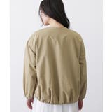 【撥水/洗える】ノーカラーブルゾン | Dessin | 詳細画像11 