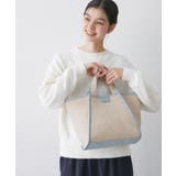 【軽量】コットンリネンパイピングバッグ | Dessin | 詳細画像5 