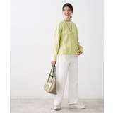 【前後2WAY/洗える】ドロストリブカットソー | Dessin | 詳細画像21 