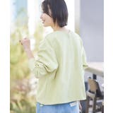 【前後2WAY/洗える】ドロストリブカットソー | Dessin | 詳細画像14 