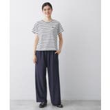 【洗える】半袖ボックスシルエットカットソー | Dessin | 詳細画像11 