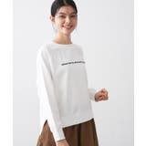 【洗える】ラグラン切り替えミニロゴカットソー | Dessin | 詳細画像2 