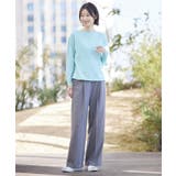 【洗える】裏起毛セミワイドツイルパンツ | Dessin | 詳細画像11 