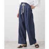 【洗える】綿麻ドロストライトデニムパンツ | Dessin | 詳細画像6 