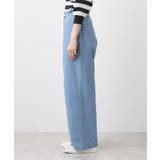 【洗える】綿麻ドロストライトデニムパンツ | Dessin | 詳細画像10 