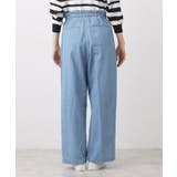 【洗える】綿麻ドロストライトデニムパンツ | Dessin | 詳細画像11 