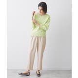 【帯電防止/洗える】ストレッチツイルテーパードパンツ | Dessin | 詳細画像7 