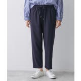 【帯電防止/洗える】ストレッチツイルテーパードパンツ | Dessin | 詳細画像9 