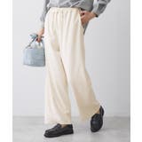 【帯電防止/洗える】ストレッチツイルワイドパンツ | Dessin | 詳細画像1 