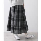 【ウエストゴム/洗える】映えチェック柄スカート | Dessin | 詳細画像6 