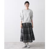 【ウエストゴム/洗える】映えチェック柄スカート | Dessin | 詳細画像7 