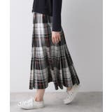 【ウエストゴム/洗える】映えチェック柄スカート | Dessin | 詳細画像13 