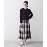 【ウエストゴム/洗える】映えチェック柄スカート | Dessin | 詳細画像14 