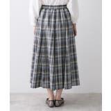 【ウエストゴム/洗える】映えチェック柄スカート | Dessin | 詳細画像18 