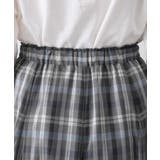 【ウエストゴム/洗える】映えチェック柄スカート | Dessin | 詳細画像20 